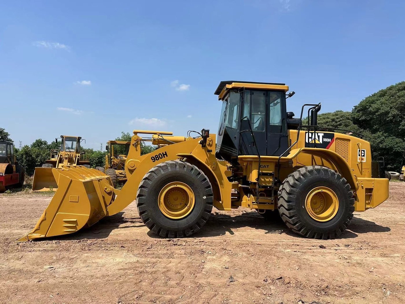 Cargadora de ruedas Caterpillar 980H usada, lista para despacho